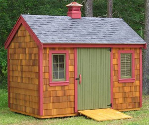 The Benefits of A Gambrel Roofs On Colonial Sheds