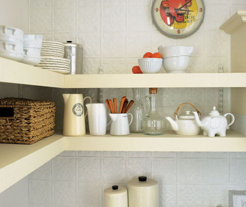 kitchen shelves