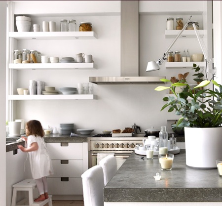 kitchen shelves